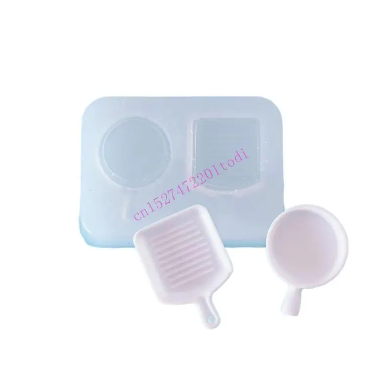 

Mini Dessert Tray Plate UV Resin Mold for Parties and Gatherings Miniature M76B