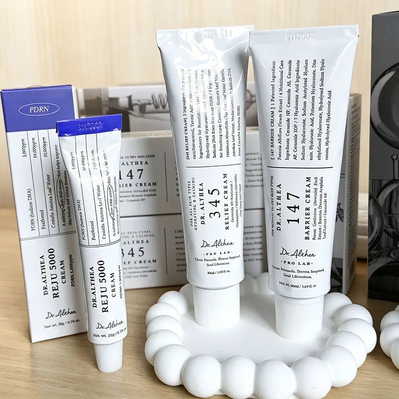 Bestseller Dr. Althea 345 147 Relief Cream Soothing Repair Barrier Hydrating Cream Long-lasting Moisturize Korean Skincare Set