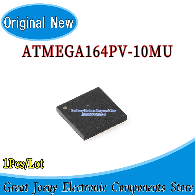 100% Brand New Original ATMEGA164PV ATMEGA164PV-10MU ATMEGA164 IC Chipset VQFN-44 Bulk Best Price Plastic Casing