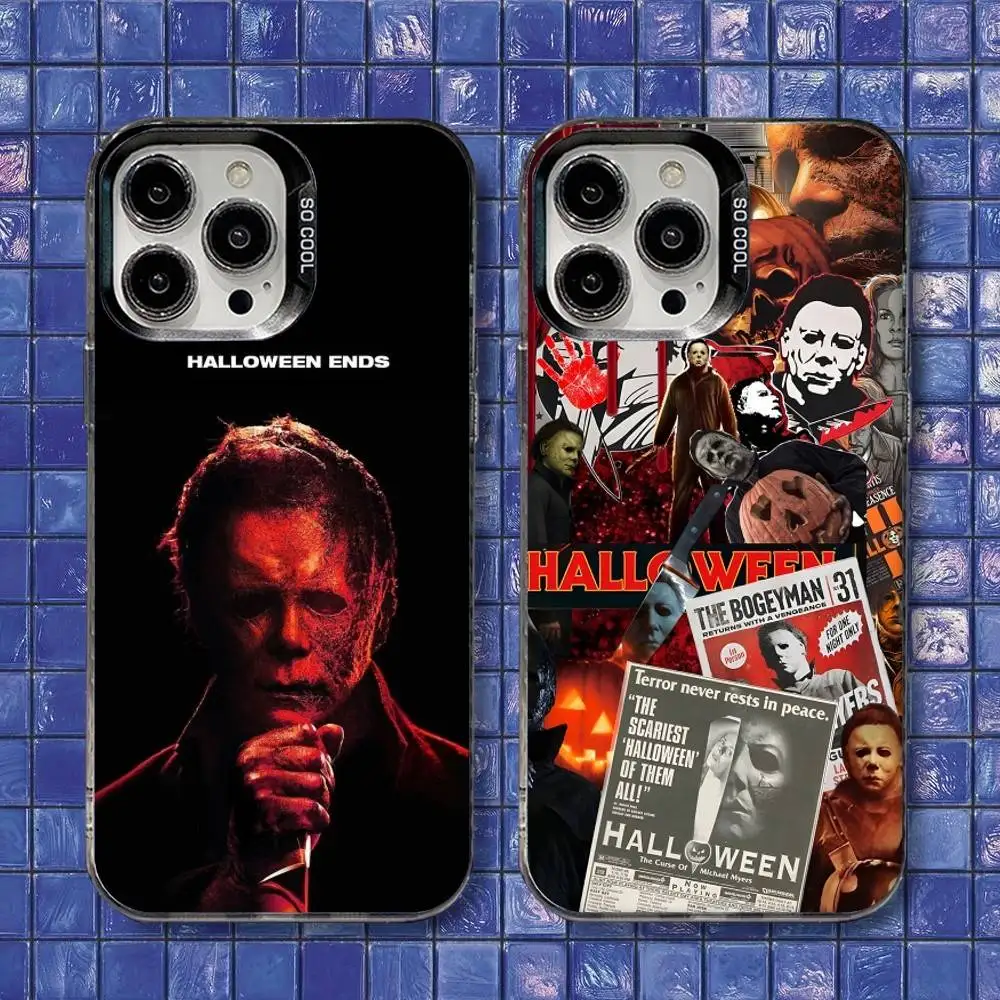 

Halloween Michael Myers Phone Case For iPhone 16,15,14,13,12,11,8,7,Pro,Max,Plus,Mini,XS,SE Shockproof Matte Cover