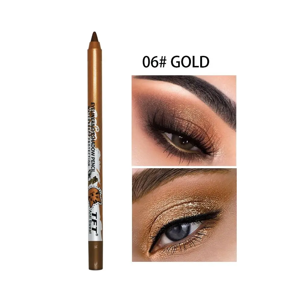 Long-Lasting Eyeliner Pencil Fashion Not Blooming Waterproof Colored Eyeliner Gel Pen Eye Shadow Pen