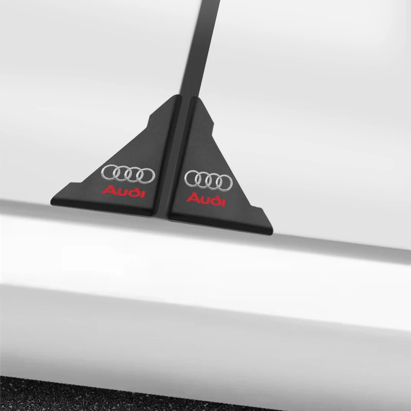 2Pcs Silicone Car Door Corner Cover Anti-Scratch Protection Stickers For Audi A4 A3 A5 A6 A1 A7 A8 Q2 Q3 Q5 Q7 Q8 RS S Line RS