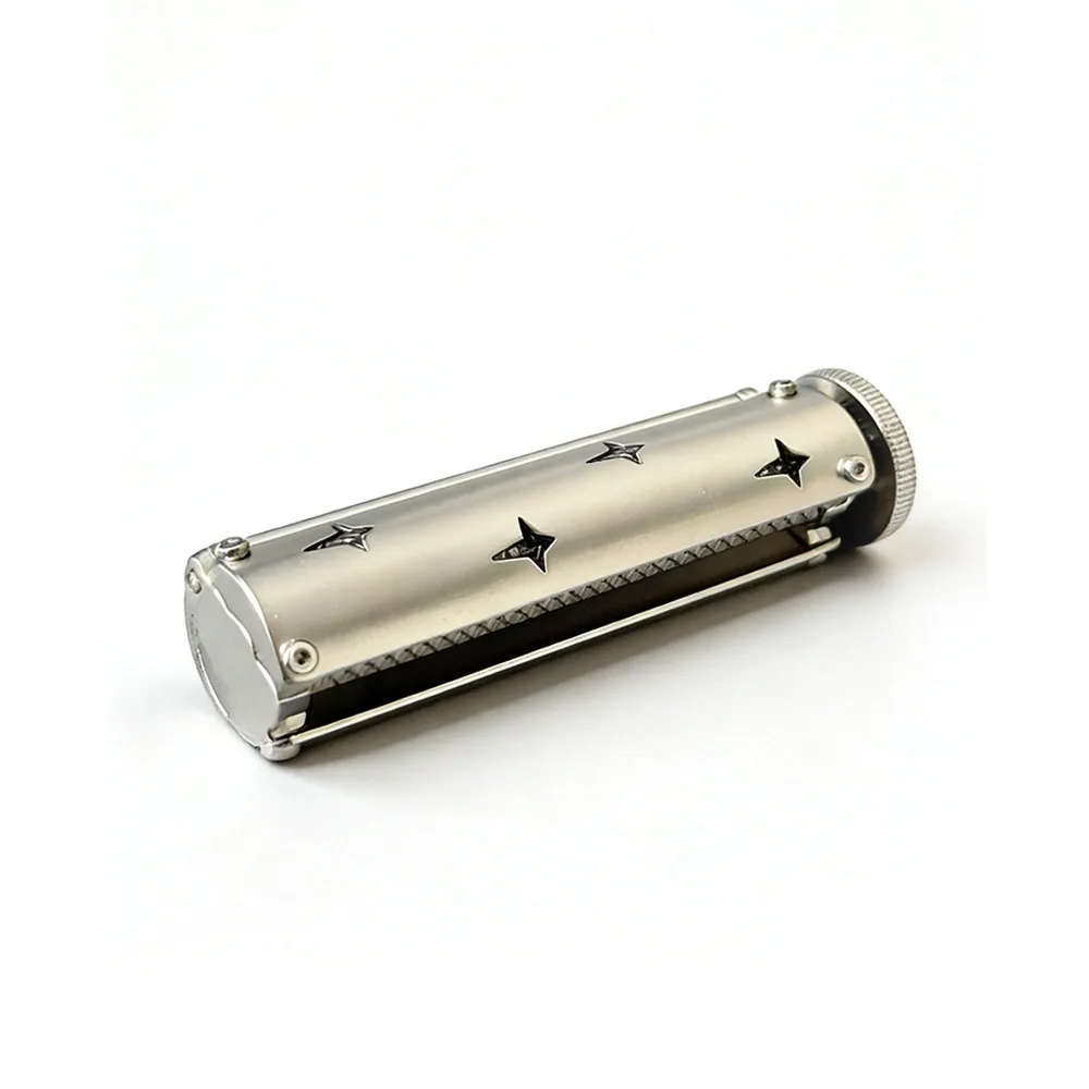 6.0mm Slim Manual Cigarette Rolling Machine – Solid Brass Shell & Iron Roller Handheld Tobacco Roller for 78mm Rollie Paper - view 3