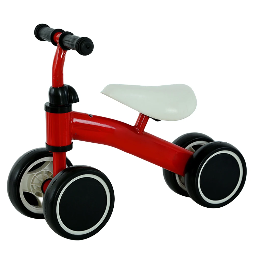 Babyloopfiets Loopfiets voor peuters Ergonomische stoel Peuterfiets 4 wielen Geen pedalen Rijden voor 1-3 jaar oude kinderen