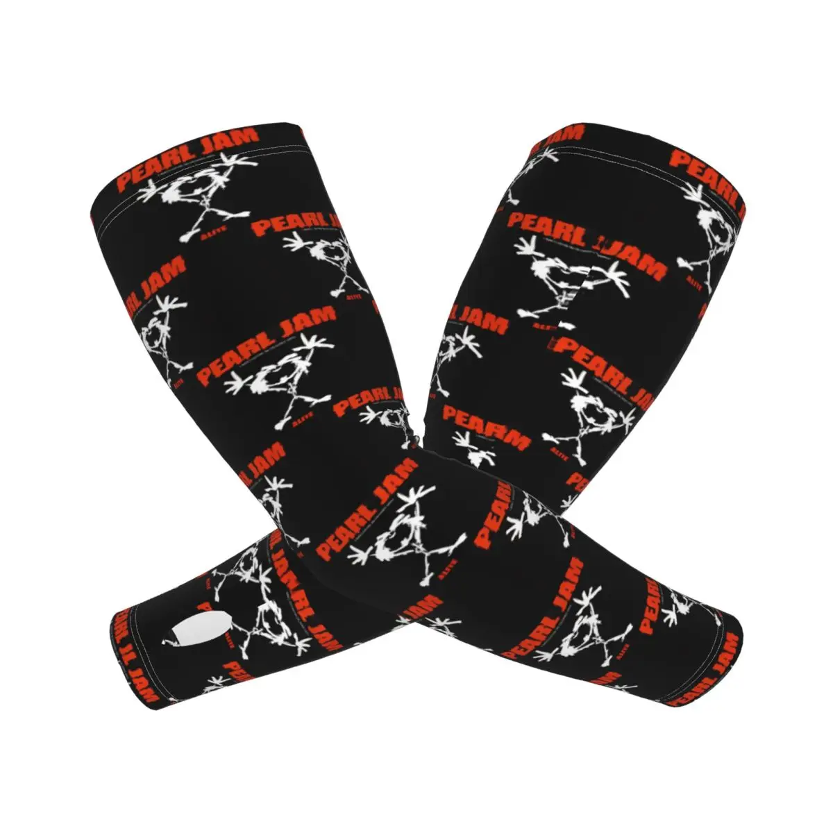 Alive Pearls Jam – manchons de bras d'extérieur, couverture de Protection contre les UV du soleil, manches de tatouage de cyclisme en soie glacée d'été