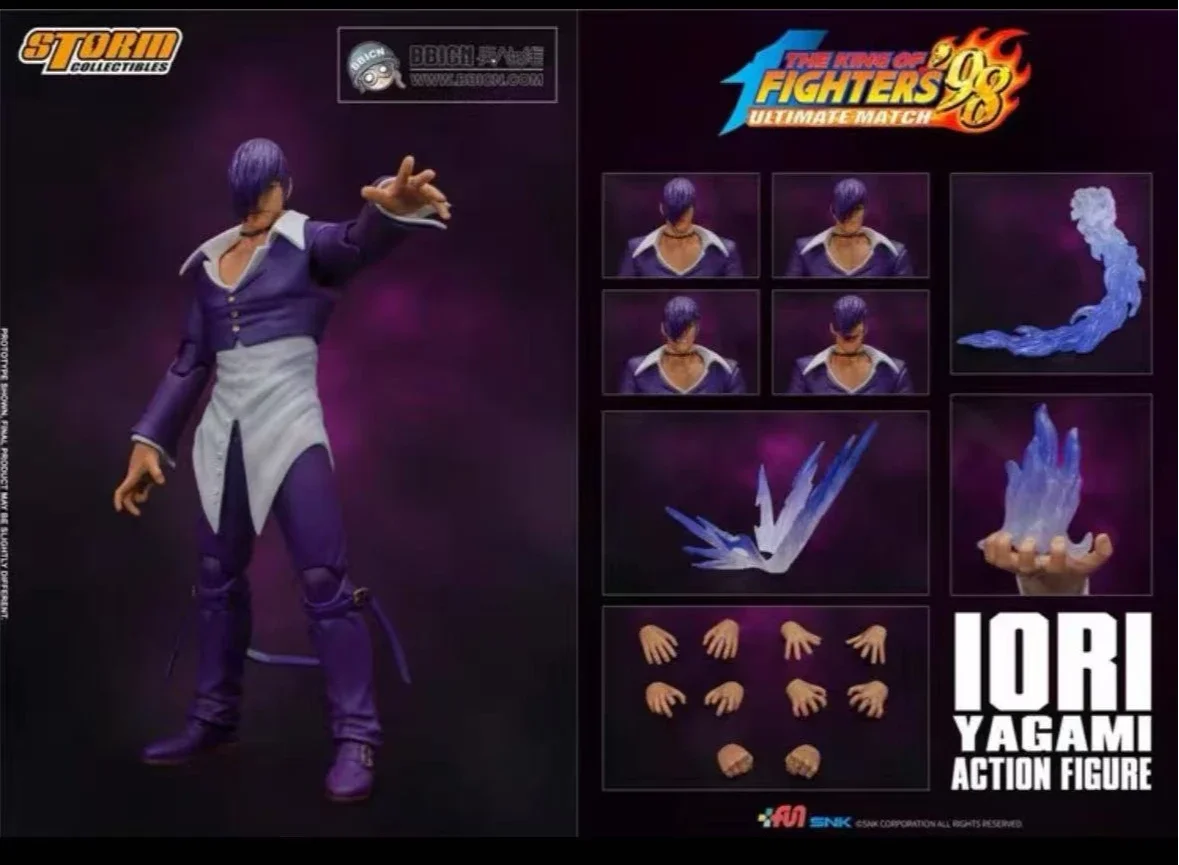 

In stock Storm Toys 1/12 King of Fighters 98 Blue Terry Doll