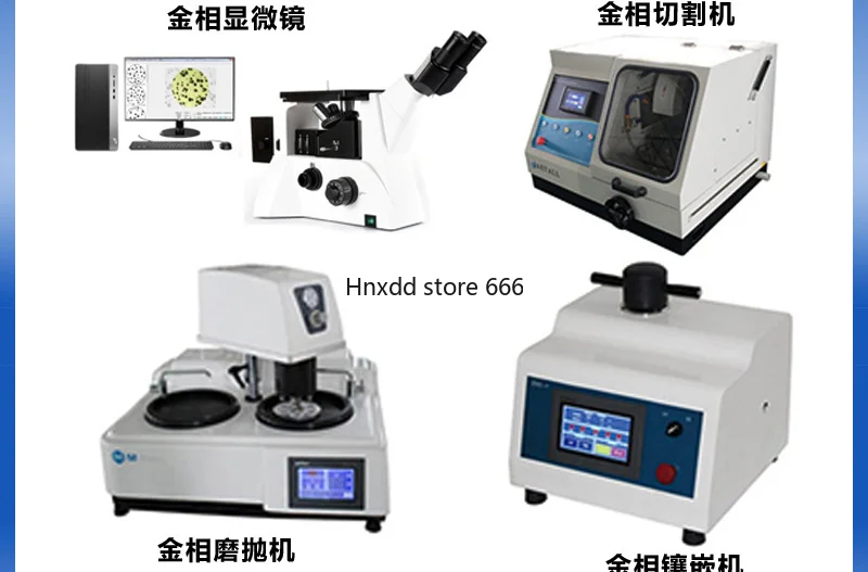 Double disc metallographic grinding and polishing Polishing Cutting Inlay machine Metallographic