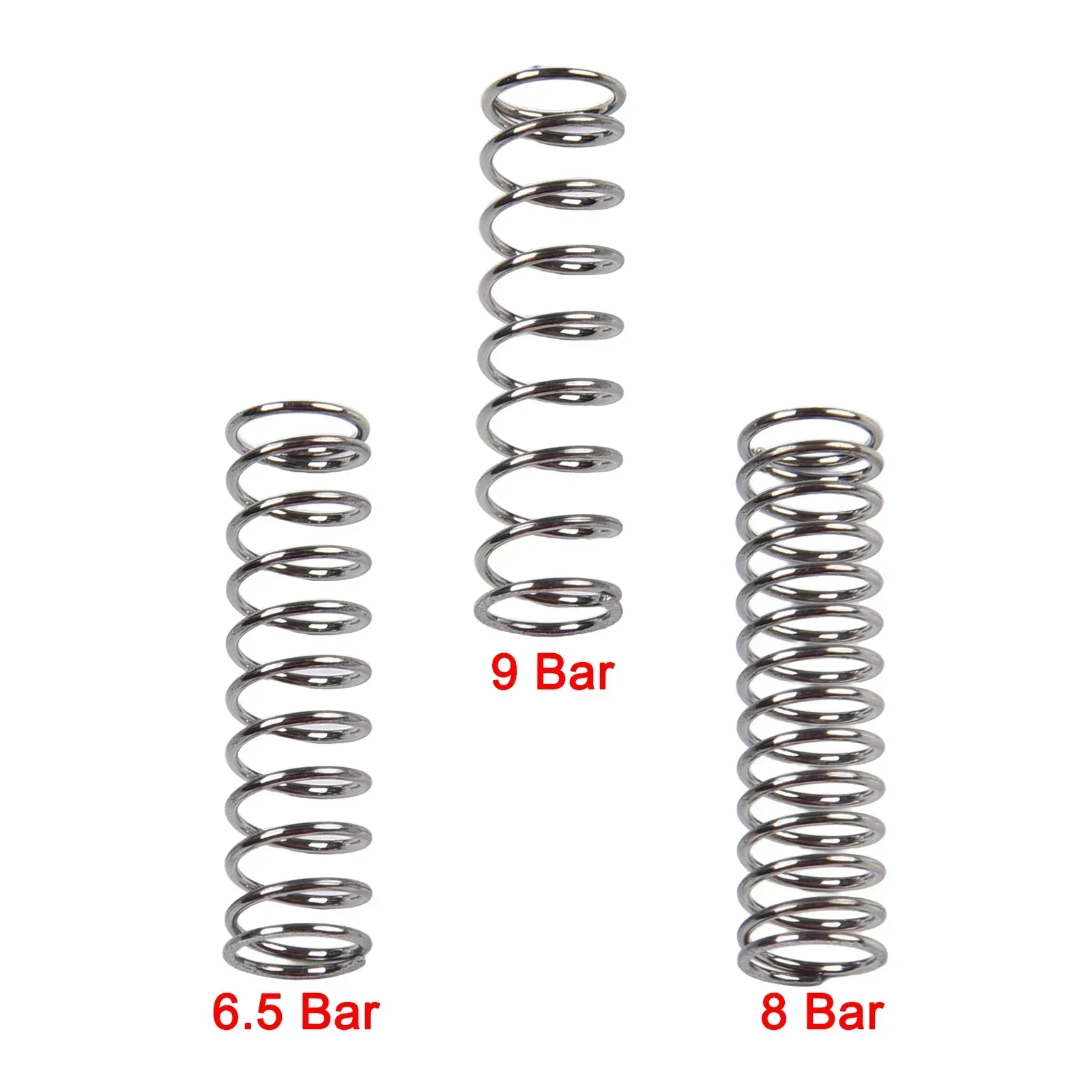 3 pacotes de prata 6.5 8 9 haste opv kit de mola retrofit para máquina de café expresso substituição kit de mola de ferramenta de café