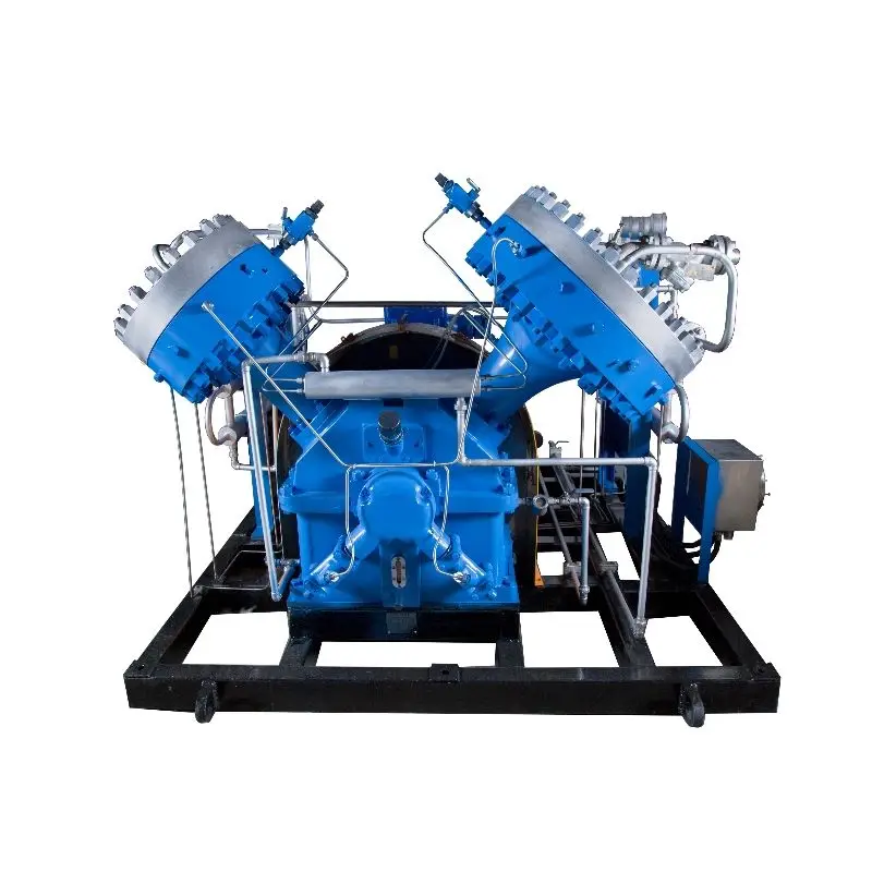 Cylinder Filling and LO2 Tank Vaporizing Pressure Boosting Small Flow Capacity Compressor System