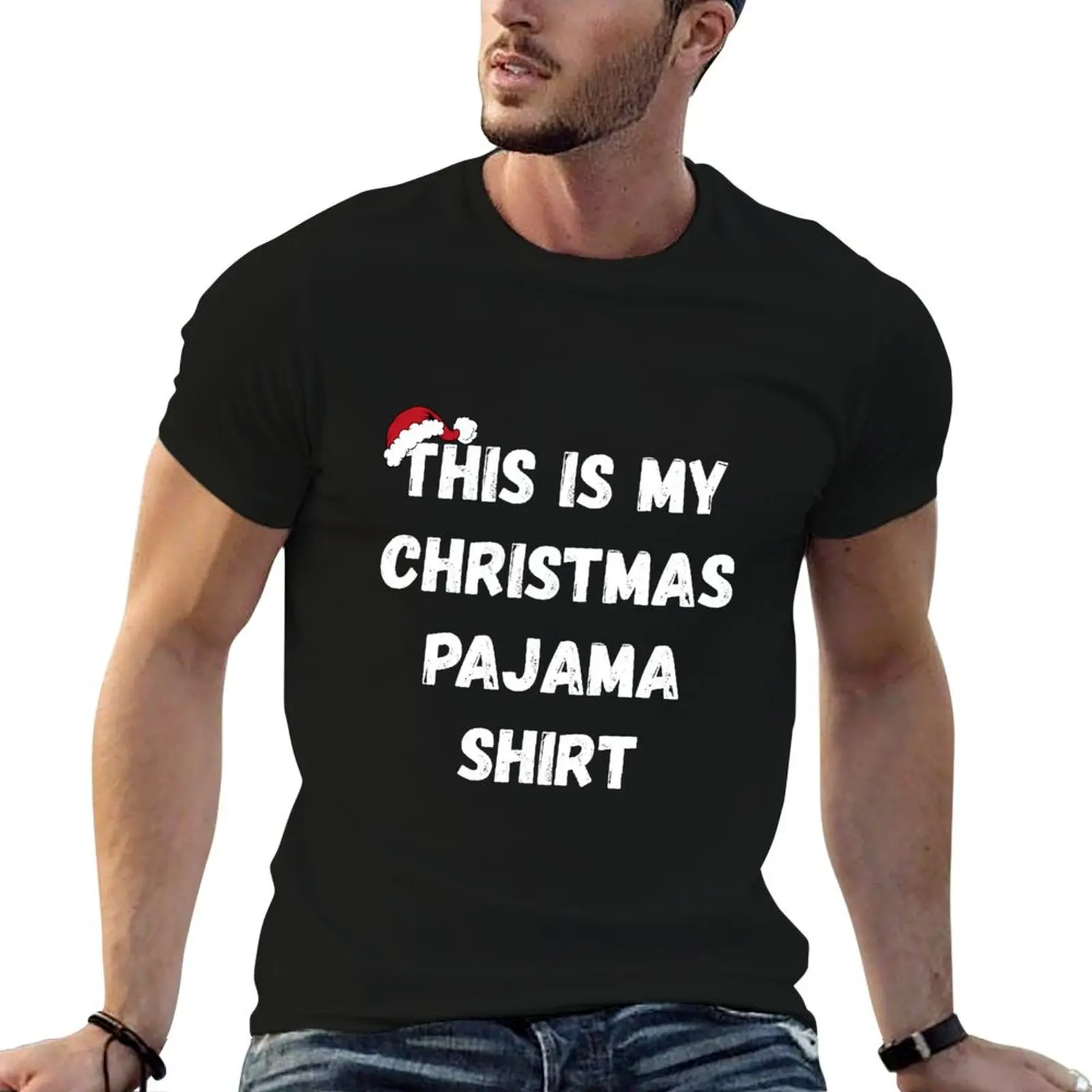 

for My Is shirts men t Funny Shirt Pajama man casual cotton t shirts This man T-Shirt Christmas Christmas for