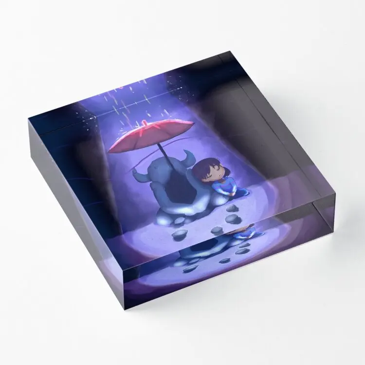 The Music Box Undertale  Acrylic Block Funny Pad Home Art Process Cute Fashionable Photos Family Board  Bedroom Transparent