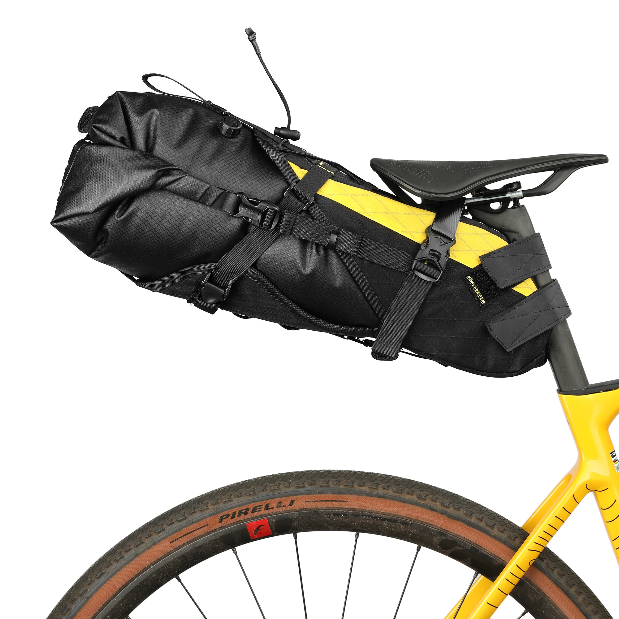 AliExpress Rhinowalk 14L Bike Saddle Bag Waterproof Seat Pack Stable Anti-Sway Bikepacking Tail Dry Bag for MTB Road Gravel Bike Cycling
