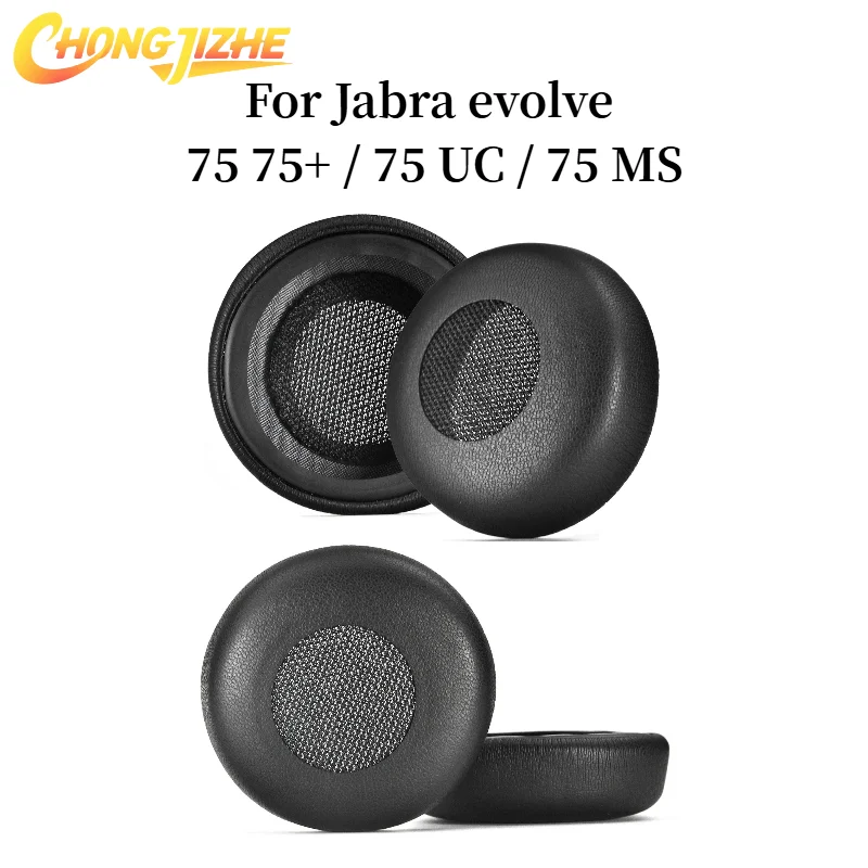 Coussinets d'oreille de remplacement pour écouteurs Jabra évolutive 75 75 + / 75 UC / 75 MS, coussinets d'oreille en mousse à mémoire de forme, pièces de réparation de haute qualité