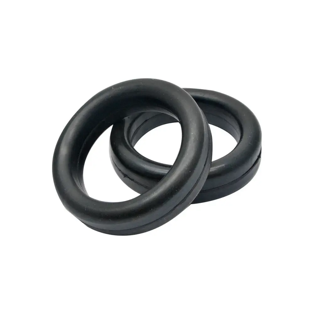 2pcs 50mm Exhaust O-Ring Rubber Muffler Hanger Ring Bracket Exhaust Pipe Mount Insulator Grommet Car Accessories