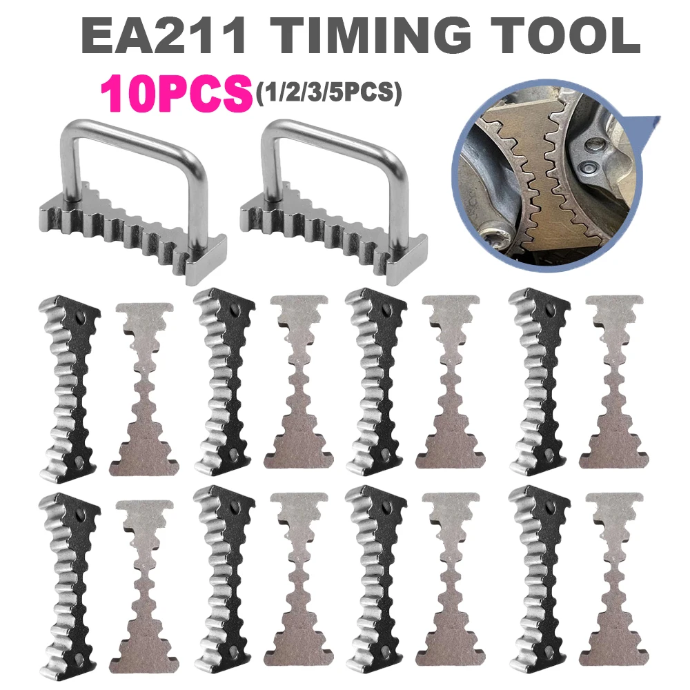 10-1PCS EA211 Special Timing Tool For VW Audi Skoda 1.4T/1.4/1.5/1.6 Belt Cam Holder Wrench Pulley Engine Universal Lock Pin