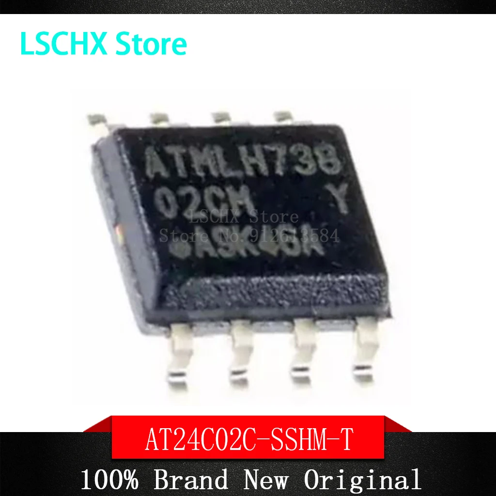 (10piece) 100% New AT24C02C AT24C02C-SSHM-T 02CM AT24C08C AT24C08C-SSHM-T 08CM sop-8 Chipset