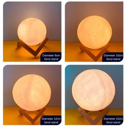 LED DIY Night Light Hand Drawn Moon Lamps Children's Bedroom Bedside Decorative Table Lamp Led Birthday  Gifts  Desk  Lightingss