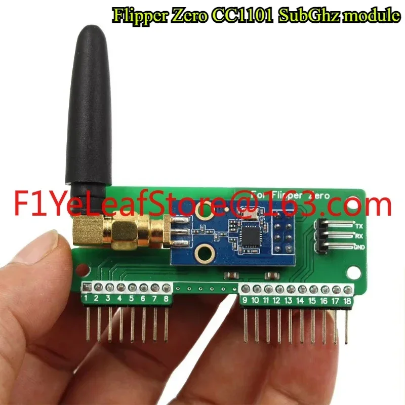 For Flipper Zero CC1101 Module SubGhz 433MHz WiFi With Antenna Pet Dolphin Programs Open Source Multi function Development Board