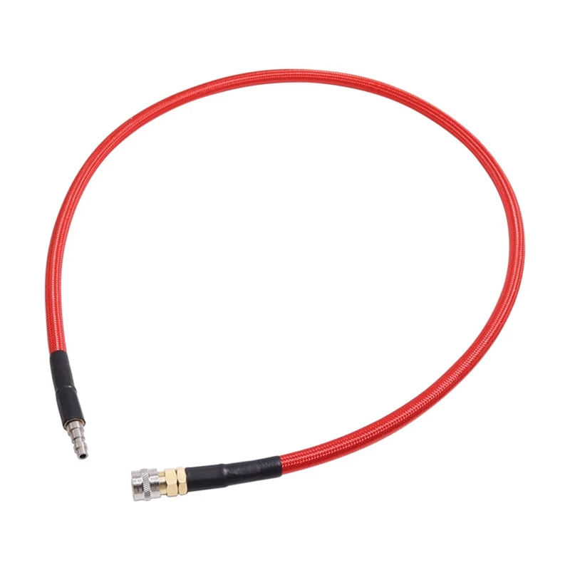 Airsoft Air Hose Remote Line With (US)Foster QD 40 Inch Low Pressure MAX 300 PSI Red