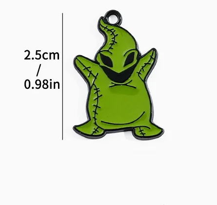 10 pcs  Halloween Mix Enamel Charms Pendants for Jewelry Making Necklaces Earrings Braceltes DIY Crafts Gifts