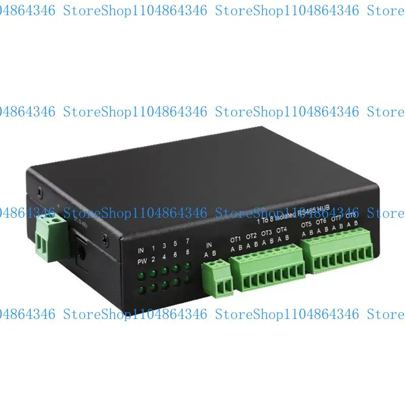 5ASD RS485 HUB ADACTER INDUSTRI ISOLASI Two-Way 8 Ports 128 Perangkat Setiap saluran