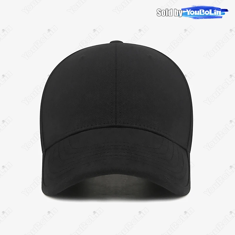 Hochwertige Baseballkappe aus Baumwolle mit breiter Krempe und festem Oberteil im Freien, lässig, Sport, Sonnenschutz, Entenschnabelmütze – Detail 9