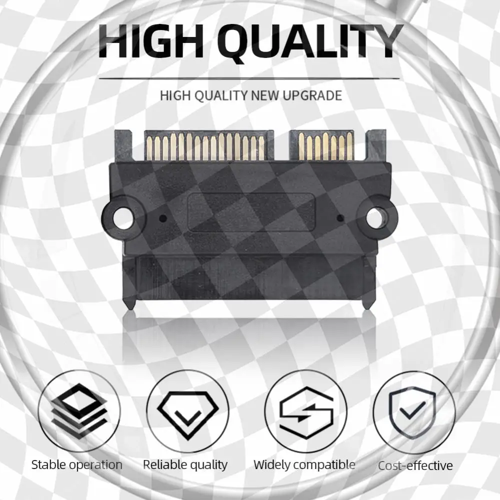

7+15 Male To Female Power Data Converter 22Pin Power Data Adapter SATA To SATA Converter SATA To SATA Adapter