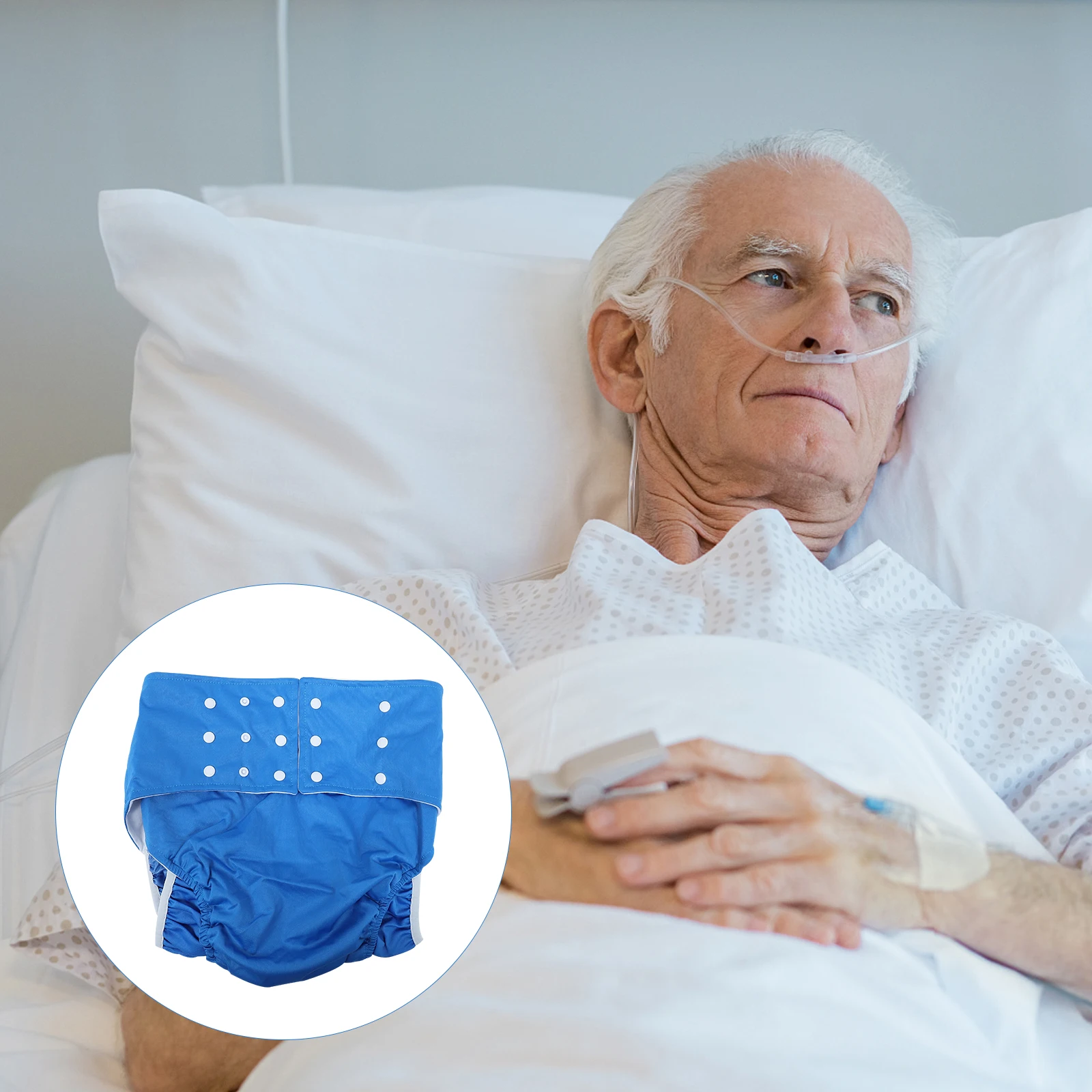 

Comfortable Adult Diaper Breathable Waterproof Design Adjustable Fit Unisex Cloth Diaper Supple and Skin-Friendly Experience