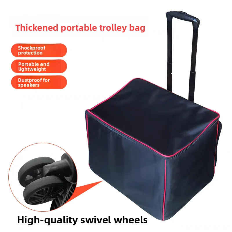 

Outdoor Multi-Functional Speaker Carry-On Bag with Wheels Square Dance Instrument Storage Bag Travel Cart for Adults in China