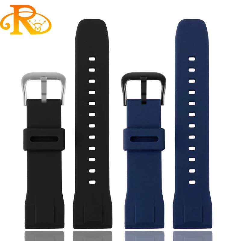 23mm 24mm Rubber Strap For Casio PRW-6600 PRG-600/600Y PRG-650/650Y Wachband PRW-6600 GA2000 men\'s Sport silicone Bracelet