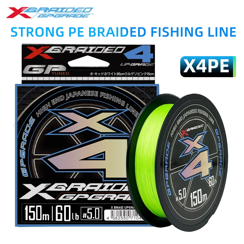 2025 New YGKX4 Strands Arrival Japan Original Upgrade Micro 4 Braided 150m/200m Multifilament Fishing Line High Strength PE Line