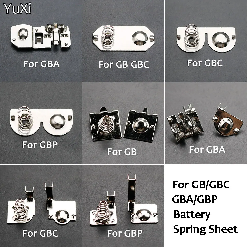 

1Pcs For GB GBC GBA GBP Motherboard & Housing Battery Terminals Spring Contacts Battery Holder For GameBoy Advance Color Console