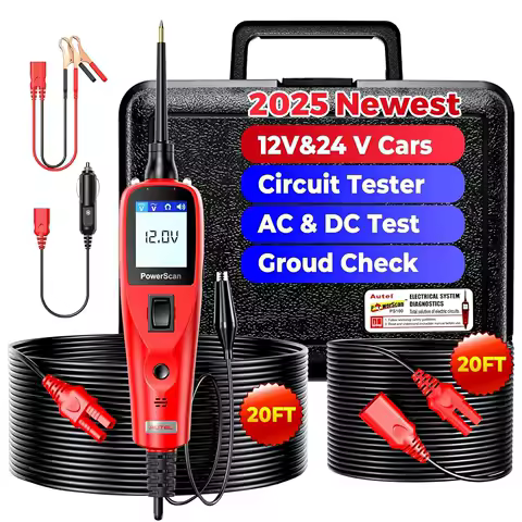 Autel PowerScan PS100 Auto Electrical Circuit 12-24V Power Circuit Probe Tool, Auto Electrical Short Open Circuit Finder