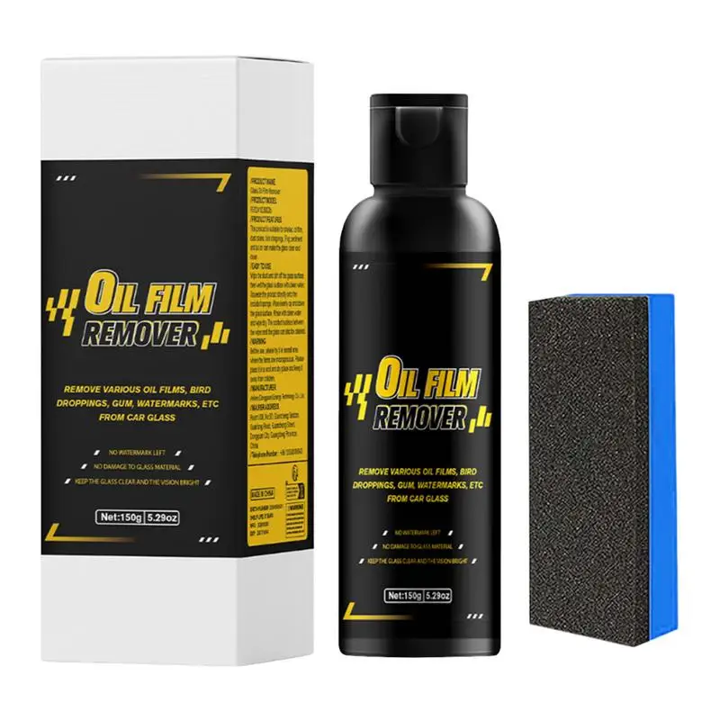 Para carro   SUV   Limpador de filme de óleo de vidro de carro de caminhão spray de restauração de pára-brisa 150g spray de remoção de filme de vidro filme de óleo de pára-brisa