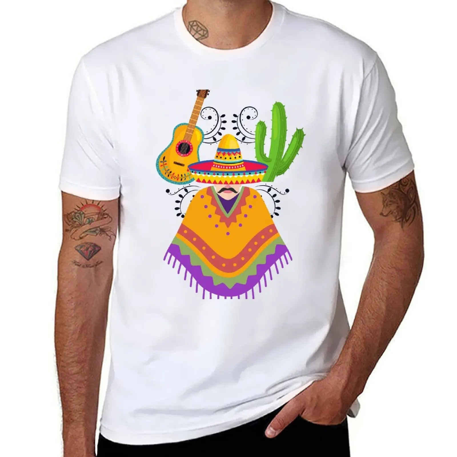 

fiesta squad cinco de mayo mexican T-Shirt t shirts cotton 100% man t shirt summer T-Shirt