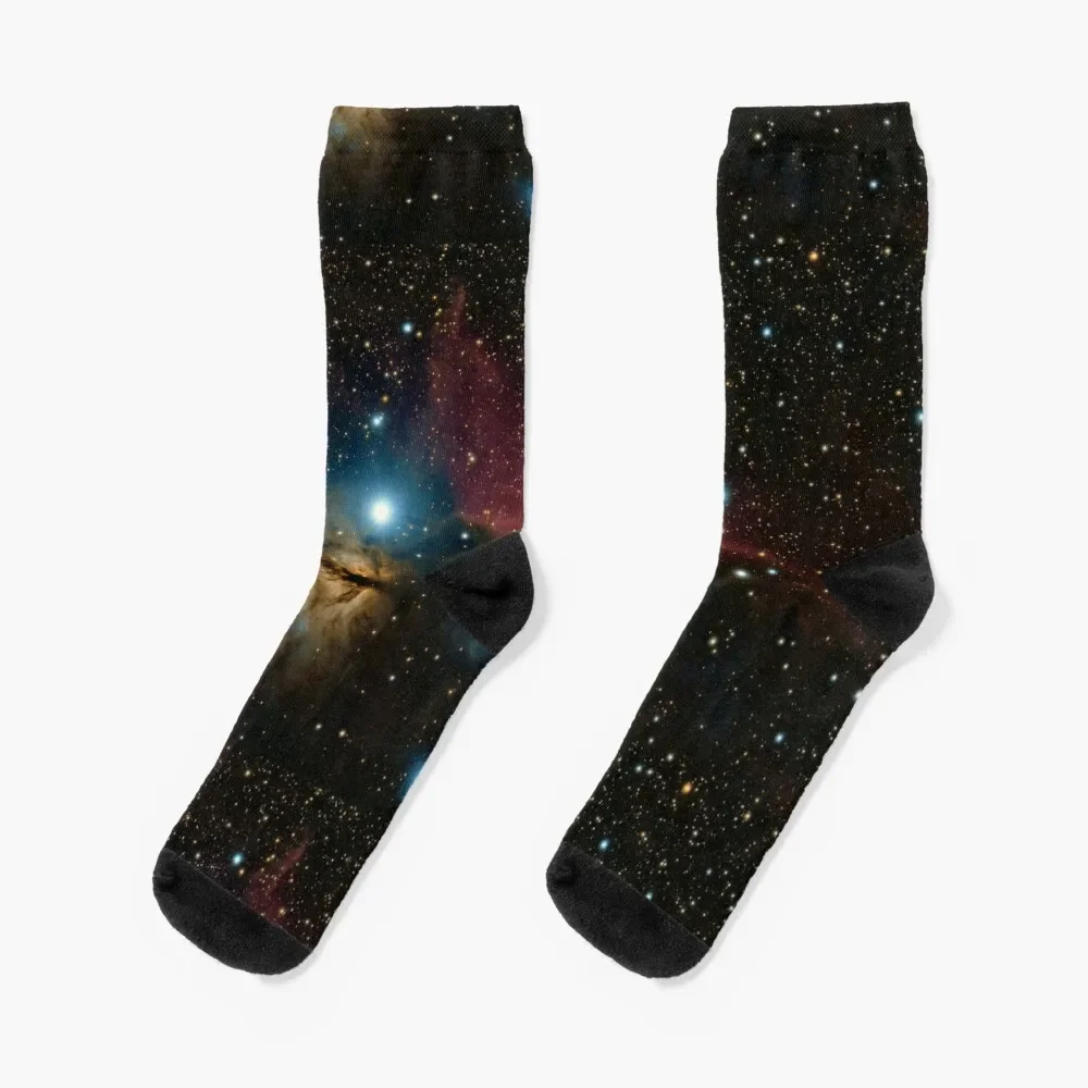 

Celestial Star Galaxy Socks christmass gift cycling Socks For Women Men's