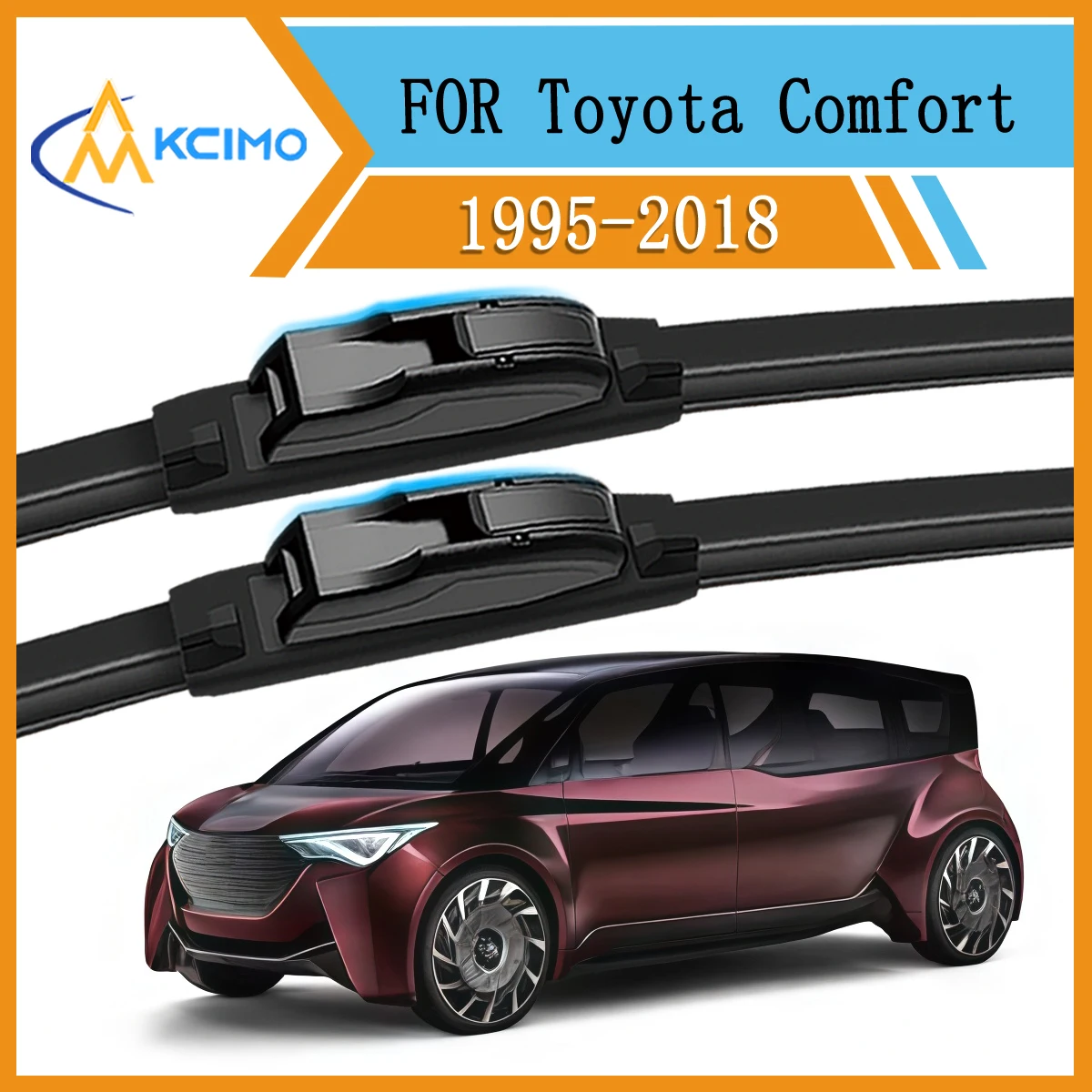 

Windshield Wipers Replacement For Toyota Comfort XS10 1995-2018 OE Exact Fit All-Season Superior Weatherproof Wiper Blades