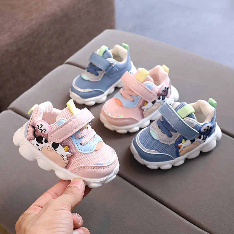 Zapatillas Child Casual Shoe for Baby Boy Girl Sneakers Spring Cartoon Soft Sole Kid Shoe Breathable Toddler Walking Shoes Tenis