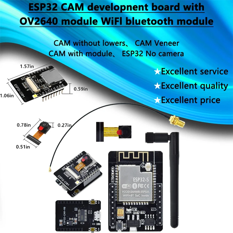 ESP32 Cam ESP-32S W… - image