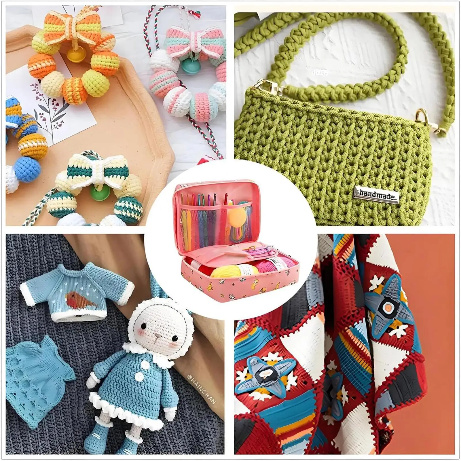 

Crochet Beginner Kit Handmade Crafting Supplies Crochet Starter Kit For Adults Art Teachers Classroom Projects Holiday DIY