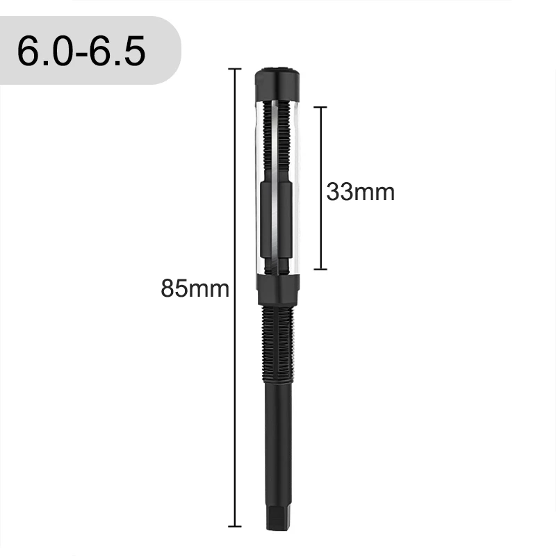 HAMPTON 1PC Einstellbare Handreibahle Schnellarbeitsstahl Größenbereich Maschinenreibahle 6-38mm Gerader Schaft Werkzeuge Reibahle aus legiertem Stahl – Detail 3