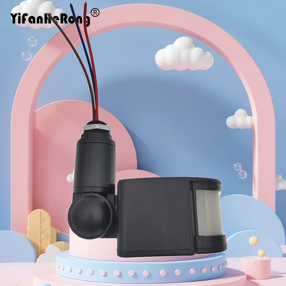 85V-220V Motion Sensor 220V PIR Movement Detector Automatic Infrared Wall Mount Timer Outdoor LED Motion Sensor Light Switch