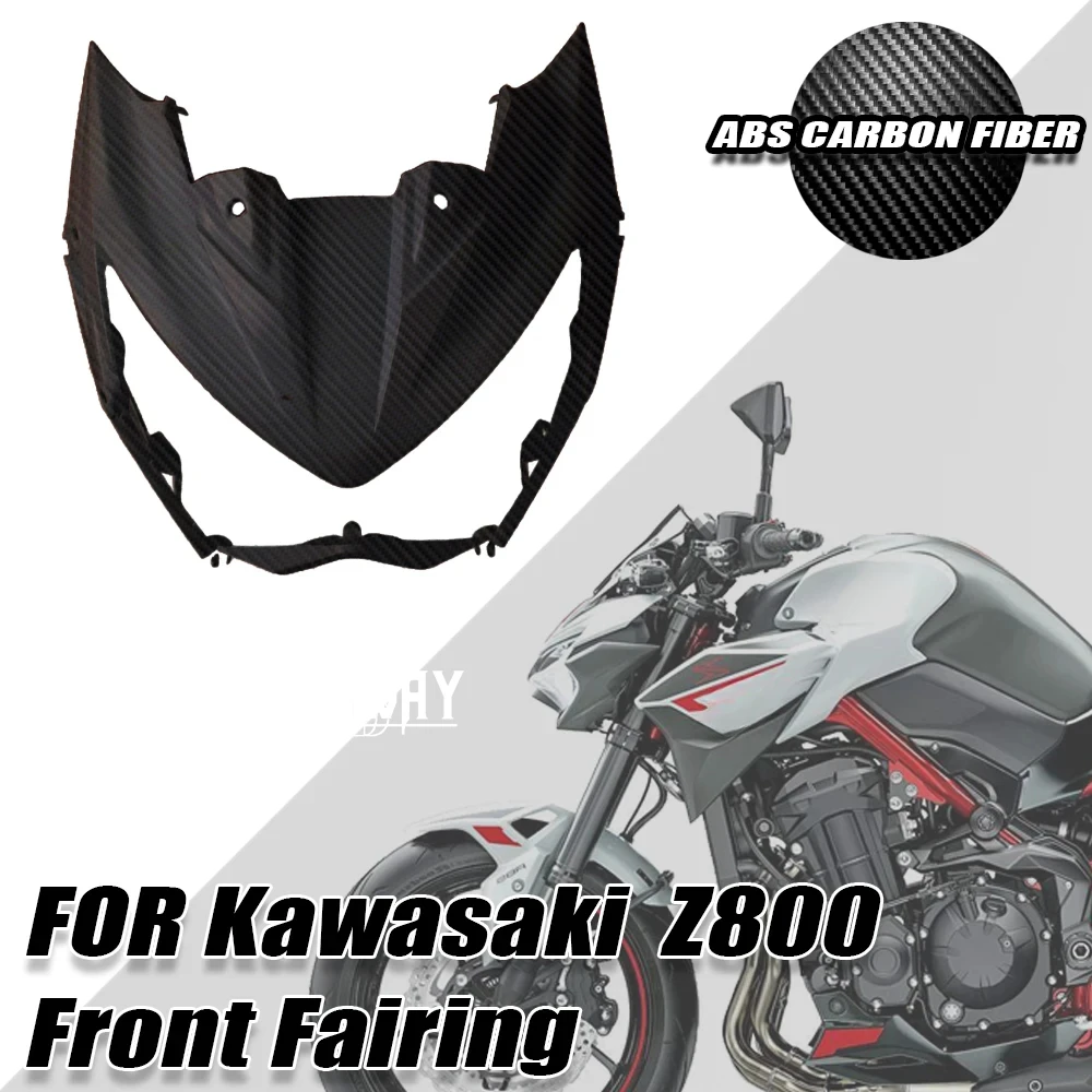 

Headlight Cover Front Fairing Fit for Kawasaki Z800-2018 2013 Motorcycle Upper Cowl Front Fairing Panel ABS Plastic Motorcycle