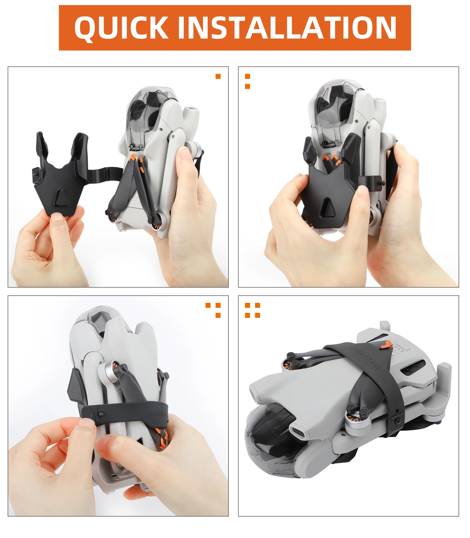 Propeller Holder For DJI Mini 3 Wings Fixed Stabilizers Protective Prop Blades Strap for DJI Mini 3 Drone Accessories