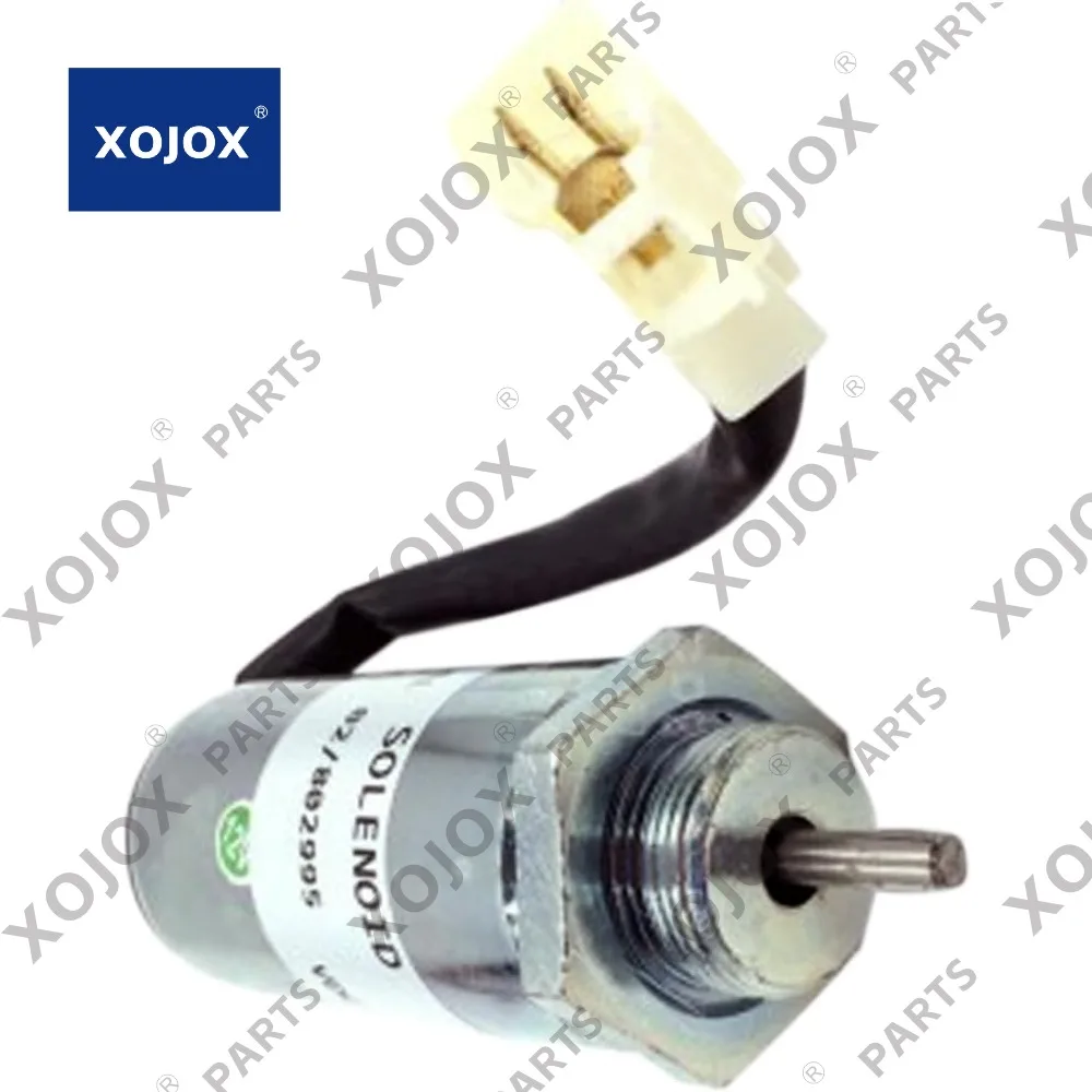 xojox 12V stopmagneet 02/802995 02802995 02-802995 Compatibel met JCB graafmachine 8085 8055ZTS 8065RTS 8080 8055ZTS 8055RTS