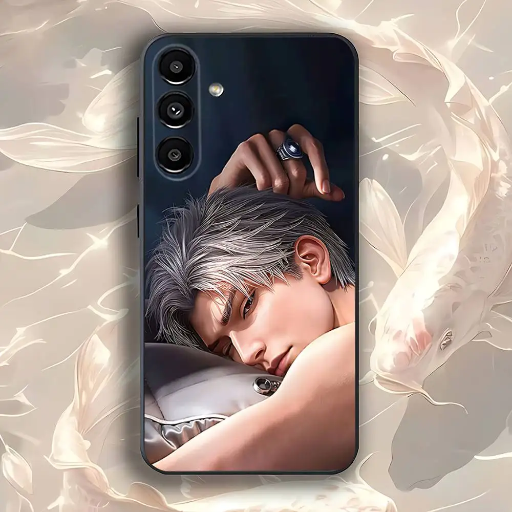 S-sylus Love Deep Space Phone Case For Samsung Galaxy A73,31,32,72,41,53,52,71,22,5G,Note,J7,8,9 Soft Black Cover