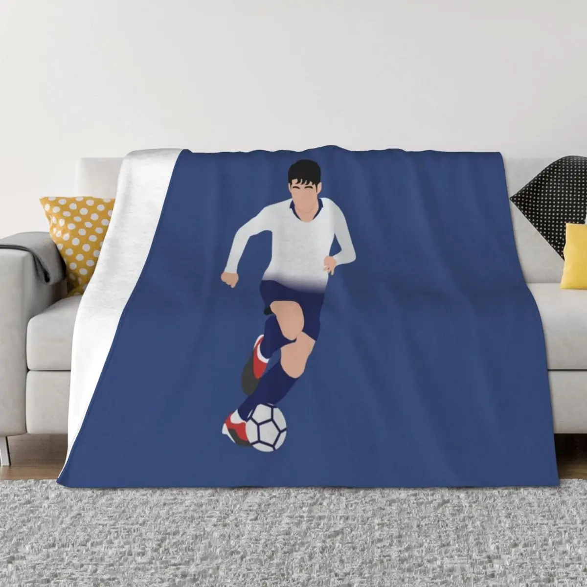 

Son Heung Min Throw Blanket Blankets For Sofas Stuffeds manga Thermal Blankets