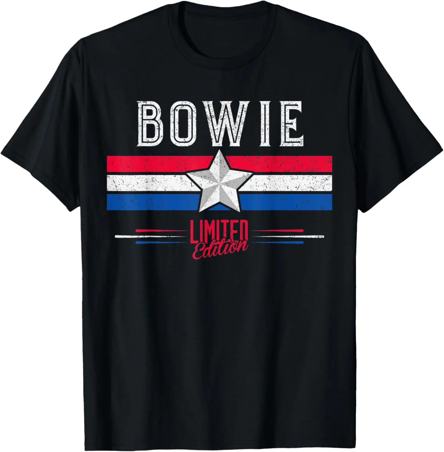

Bowie T-Shirt Retro Vintage Shirt Gift Women Men Kids T-Shirt