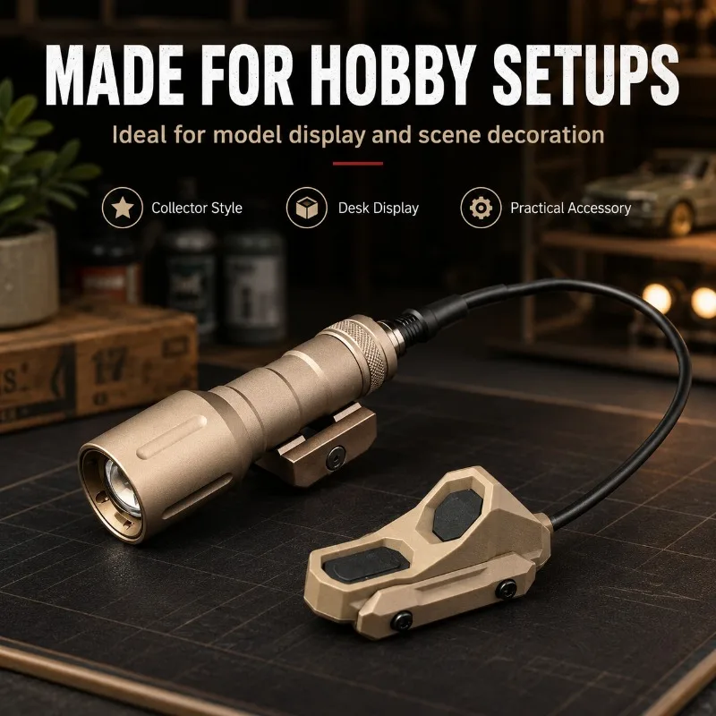 PLH‑V2 Long & Short Version Illumination Torch, Alloy Housing Flashlight with Mouse‑tail Control Accessory