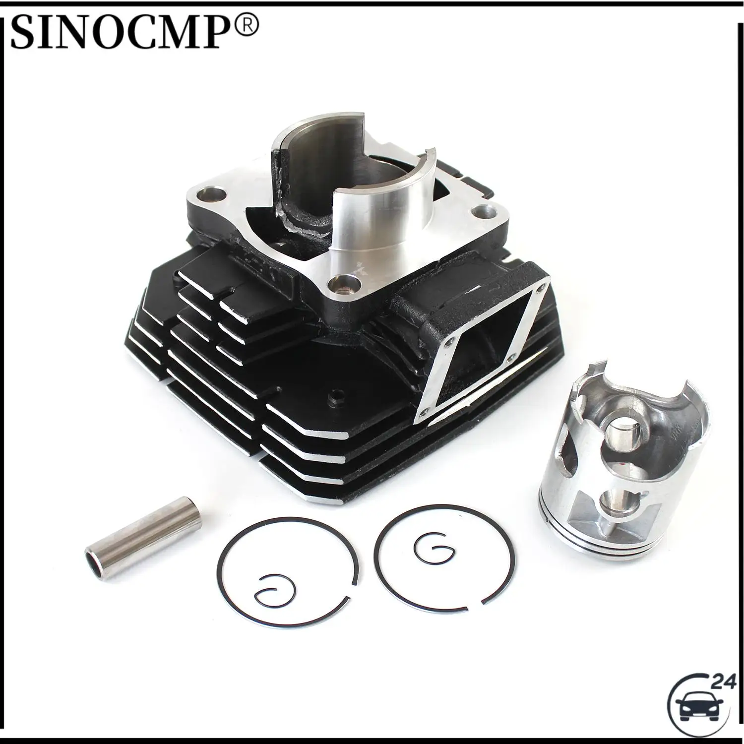 

58mm RX135 Cylinder Block Standart Set 93450-17129 3KA-E1630-00 3KA-E1311-31 3KA-E1633-00 For Yamaha RX135 RXK135 RX-KING 135